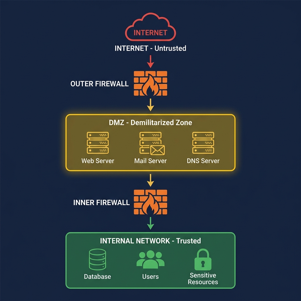 DMZ Network Topology