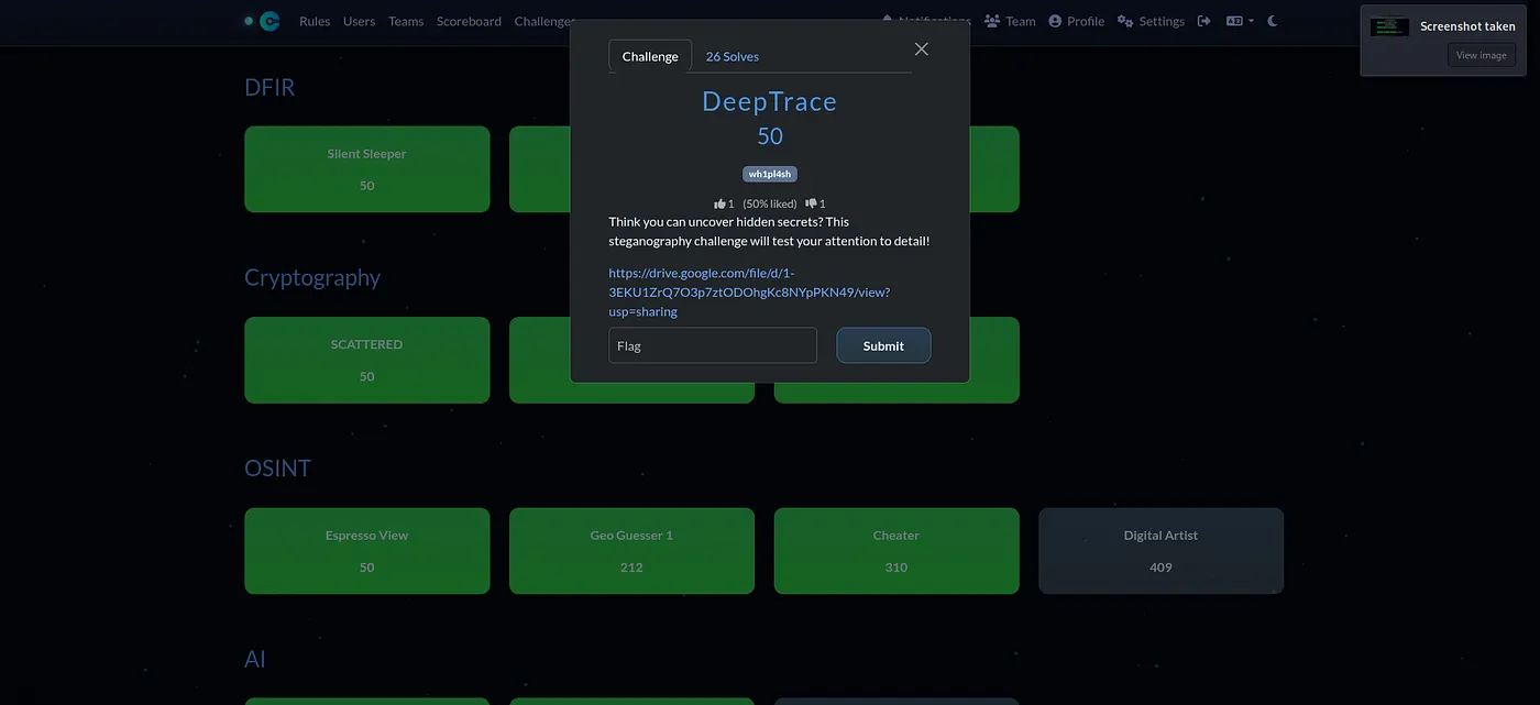 Challenge Screenshot 2